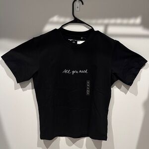 Uniqlo Peace For All Black T-Shirt